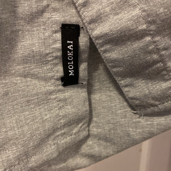 Men’s pre-owned Molokai Surf Co. short sleeve shirt, gray, sz. XL - Picture 7 of 7